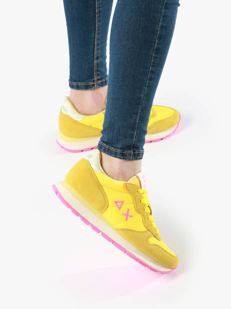Sneakers Sun68 Jaune accessoires Z34201 vue secondaire 2