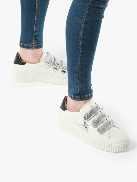 Sneakers Marilou Vanessa wu Argent accessoires BK2387AG vue secondaire 2