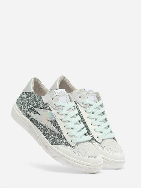 Sneakers Taline En Cuir Semerdjian Vert accessoires TAL11746 vue secondaire 3