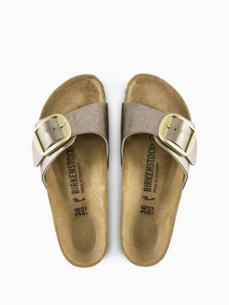Mules Madrid Big Buckle Birkenstock Beige accessoires 1016237 vue secondaire 3