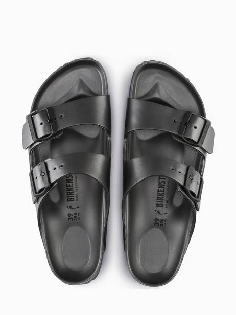 Mules Arizona Birkenstock Gris accessoires 1001498 vue secondaire 2