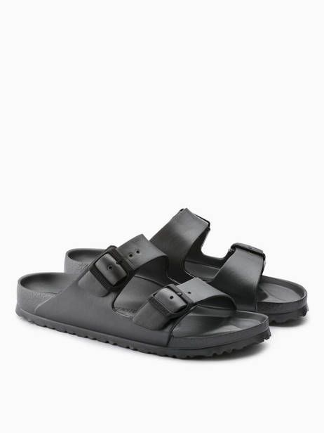 Mules Arizona Birkenstock Gris accessoires 1001498 vue secondaire 3