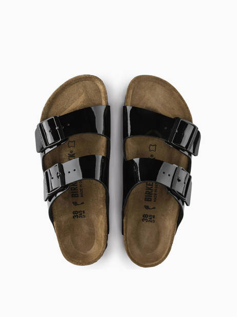Mules Arizona Birkenstock Noir accessoires 1005292 vue secondaire 3
