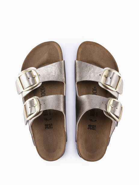 Mules Arizona Big Buckle Birkenstock Beige accessoires 1020882 vue secondaire 2