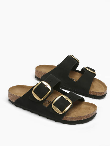 Mules Arizona Big Buckle En Cuir Birkenstock Noir accessoires 1023290 vue secondaire 2