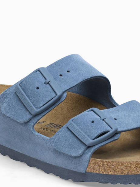 Mules Arizona En Cuir Birkenstock Bleu accessoires 1026820 vue secondaire 1