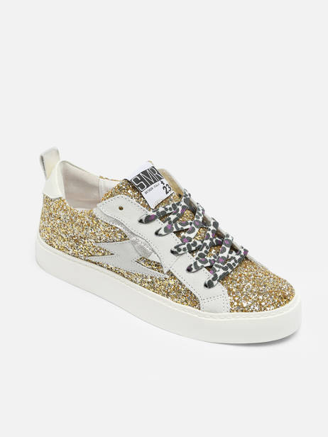 Sneakers Viken In Leather Semerdjian Gold accessoires VIKE9586 other view 1