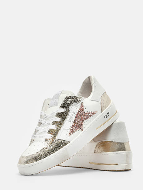 Sneakers Ale En Cuir Semerdjian Or accessoires ALE11813 vue secondaire 4