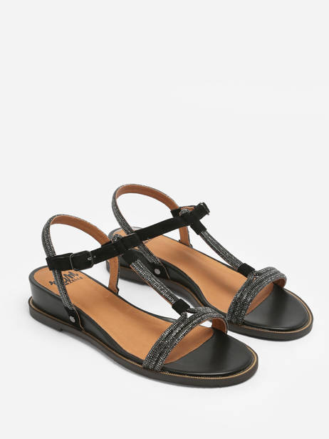 Sandals Olgi In Leather Mam'zelle Black accessoires CSG2Q24 other view 3