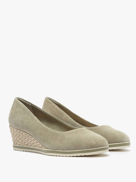 Escarpins En Cuir Tamaris Vert accessoires 42 vue secondaire 2