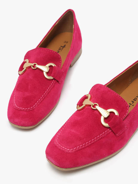 Moccasins In Leather Tamaris Pink accessoires 42 other view 1