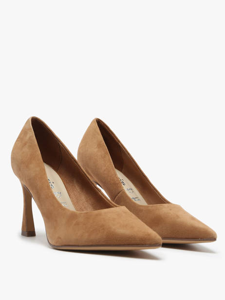 Pumps In Leather Tamaris Brown accessoires 42 other view 1