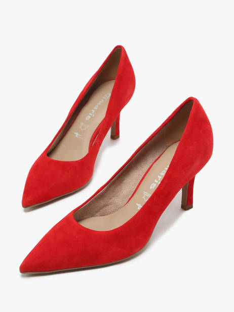 Pumps In Leather Tamaris Red accessoires 40 other view 1