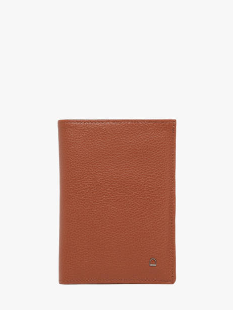 Wallet Madras Leather Etrier Brown madras EMAD442