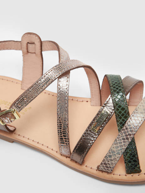 Sandals Hapaxgum In Leather Les tropeziennes Green accessoires HAPAXGUM other view 1