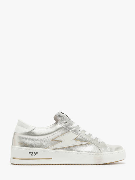 Sneakers Maya En Cuir Semerdjian Argent accessoires MAYA7992