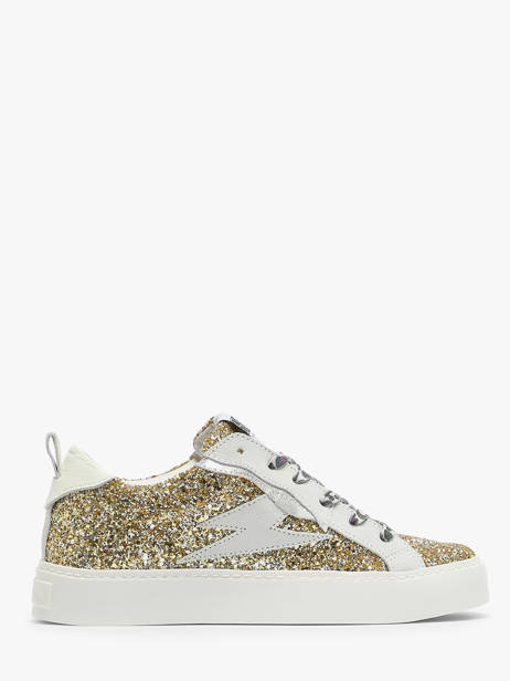 Sneakers Viken In Leather Semerdjian Gold accessoires VIKE9586