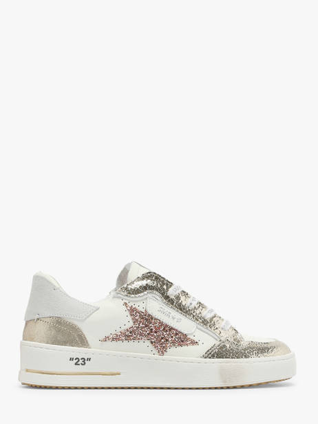 Sneakers Ale En Cuir Semerdjian Or accessoires ALE11813