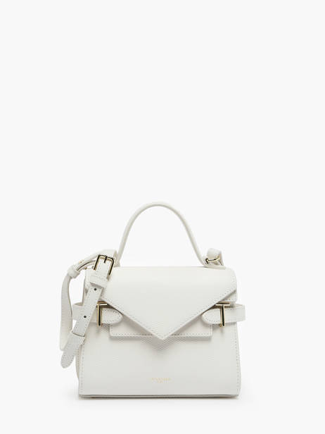 Small Leather Emilie Crossbody Bag Le tanneur White emily TEMI1003