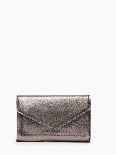 Leather Etincelle Irisée Portefeuille Etrier Pink etincelle irisee EETI469