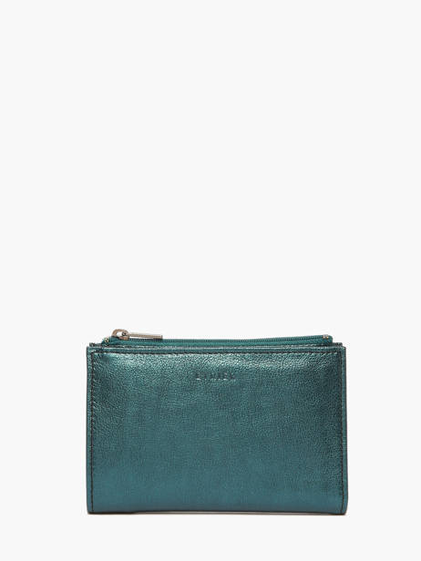 Portefeuille Leather Etincelle Irisée Etrier Blue etincelle irisee EETI619