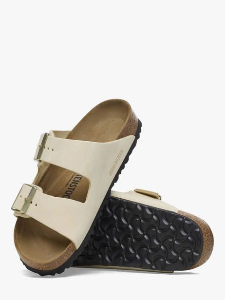 Mules Arizona Big Buckle En Cuir Birkenstock Beige accessoires 1026585 vue secondaire 4