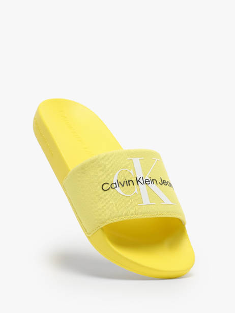 Flip Flops Calvin klein jeans Yellow accessoires 1030LJ other view 1