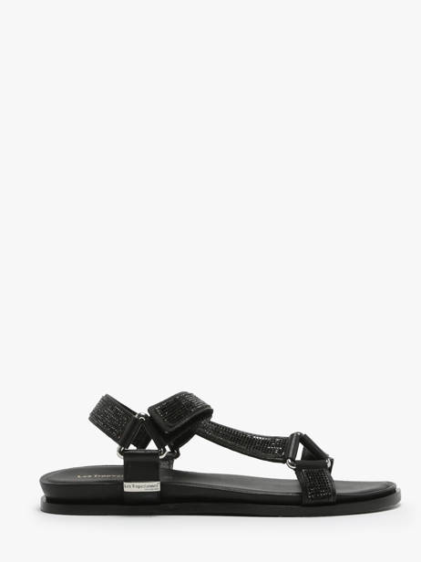 Sandals In Leather Les tropeziennes Black accessoires CASPY
