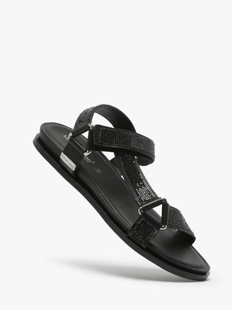 Sandals In Leather Les tropeziennes Black accessoires CASPY other view 1