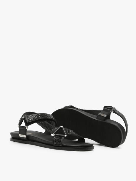 Sandals In Leather Les tropeziennes Black accessoires CASPY other view 4