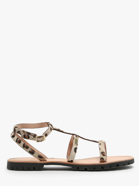 Sandals In Leather Les tropeziennes Gold accessoires HEXOM