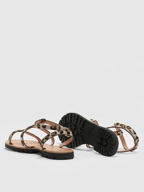 Sandals In Leather Les tropeziennes Gold accessoires HEXOM other view 4