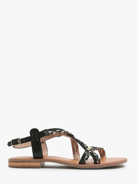 Nu-pieds En Cuir Les tropeziennes Noir accessoires HOMONGO