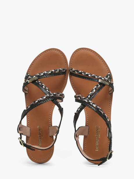 Nu-pieds En Cuir Les tropeziennes Noir accessoires HOMONGO vue secondaire 3
