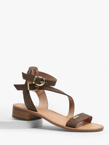 Sandales En Cuir Les tropeziennes Beige accessoires HOCNEY vue secondaire 1