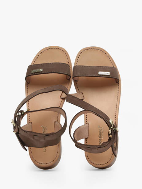 Sandales En Cuir Les tropeziennes Beige accessoires HOCNEY vue secondaire 3