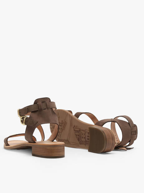 Sandales En Cuir Les tropeziennes Beige accessoires HOCNEY vue secondaire 4