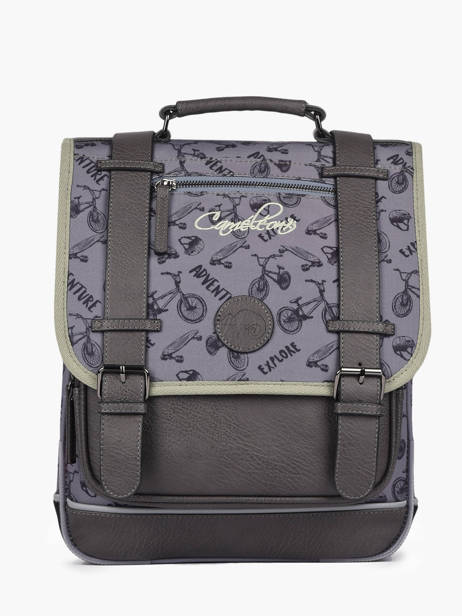 2-compartment Backpack Cameleon Gray vintage urban PBVBSD38