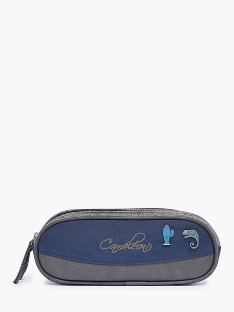 2-compartment  Pouch Cameleon Violet vintage pin's TROU