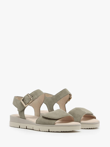 Sandals In Leather Gabor Green accessoires 11 other view 4