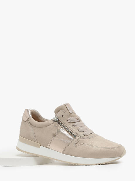 Sneakers In Leather Gabor Brown accessoires 32 other view 1
