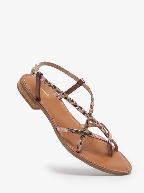 Nu-pieds En Cuir Les tropeziennes Marron accessoires MONASTRE vue secondaire 1
