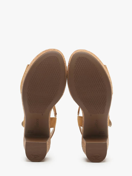 Sandales à Talon En Cuir Gabor Marron accessoires 14 vue secondaire 3