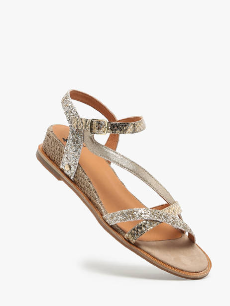 Sandals Olim In Leather Mam'zelle Silver accessoires CSG2Q05 other view 1
