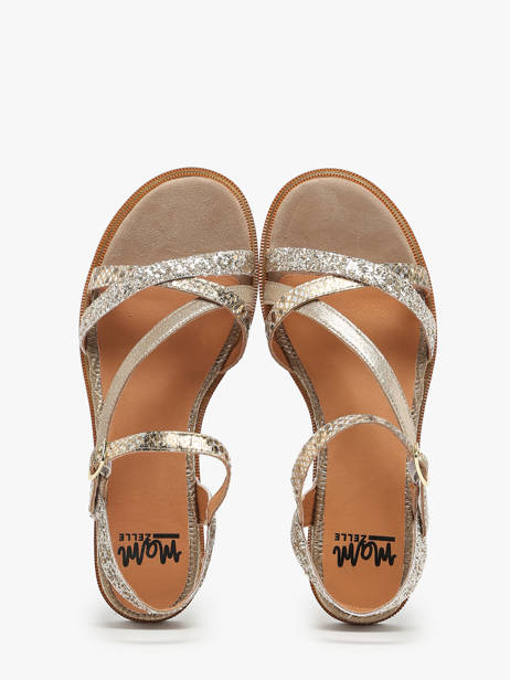 Sandals Olim In Leather Mam'zelle Silver accessoires CSG2Q05 other view 3