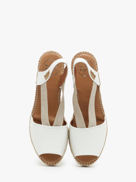 Espadrilles In Leather Toni pons White accessoires P other view 2