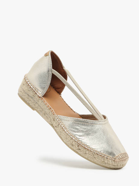 Espadrilles In Leather Toni pons Gold accessoires P other view 1