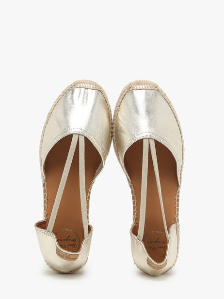 Espadrilles In Leather Toni pons Gold accessoires P other view 2