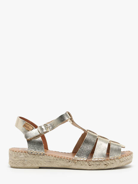 Sandals In Leather Toni pons Gold accessoires EMMA