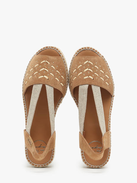 Espadrilles In Leather Toni pons Brown accessoires EDITH other view 2
